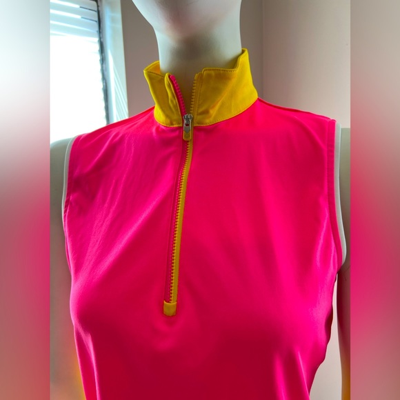 “GOLF America” Golf Shirt and plaid shorts set - Picture 1 of 7